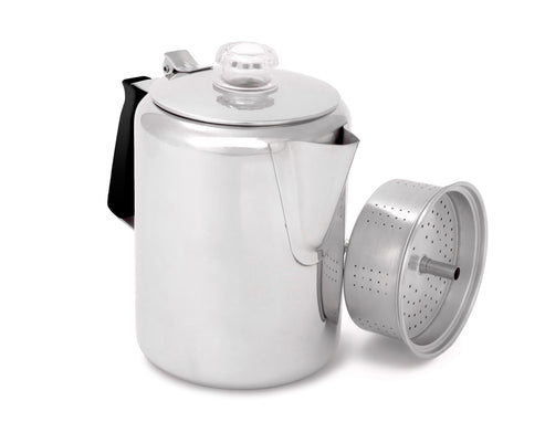 Glacier Stainless 3 Cup Percolator with Silicone Handle || Minnesota Made Gifts