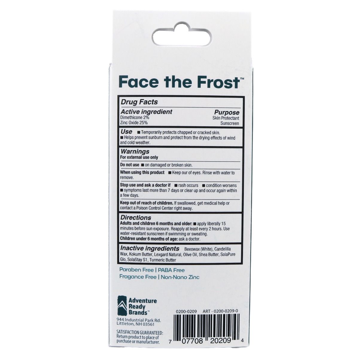 Face the Frost SPF 50
