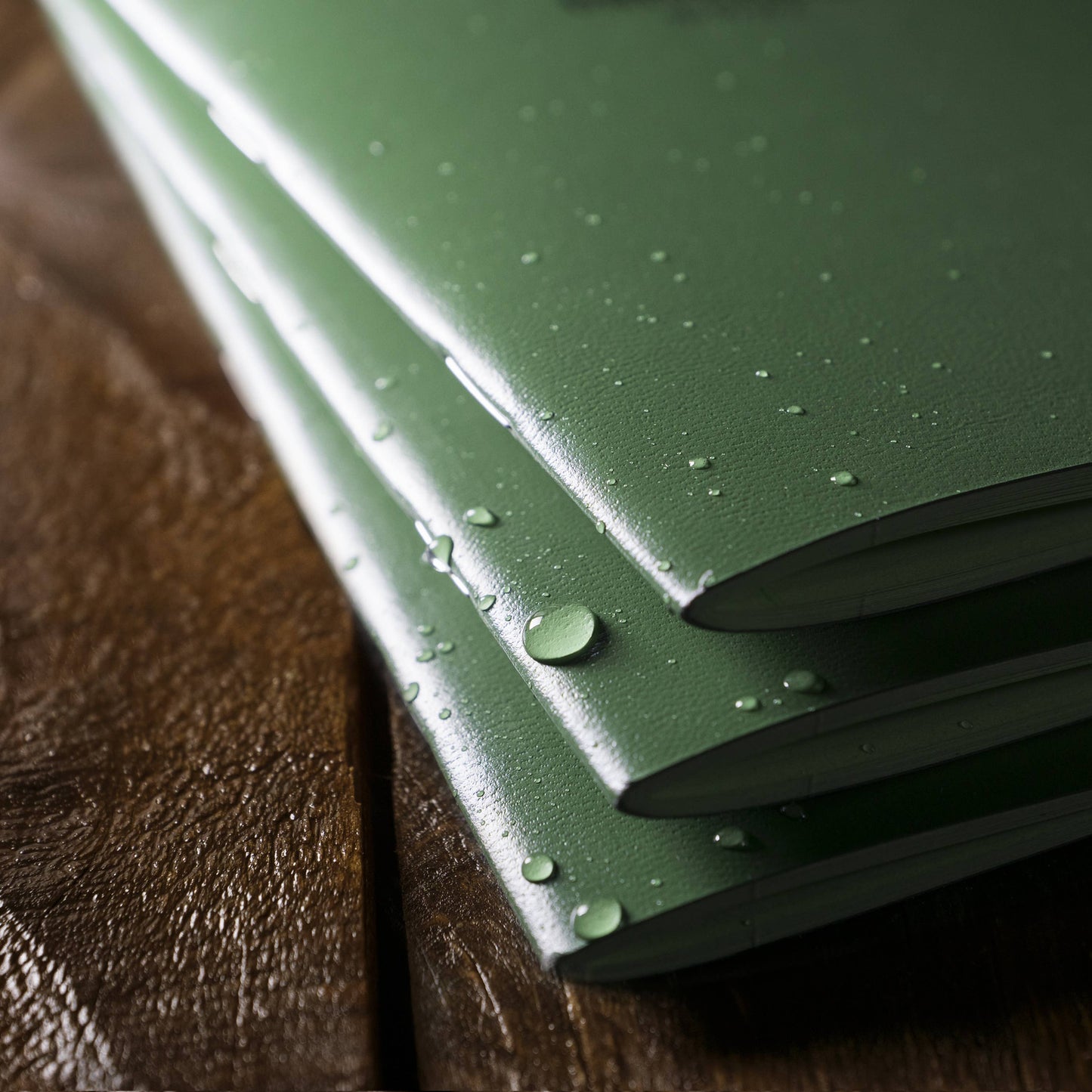 STAPLED MINI-NOTEBOOK - GREEN