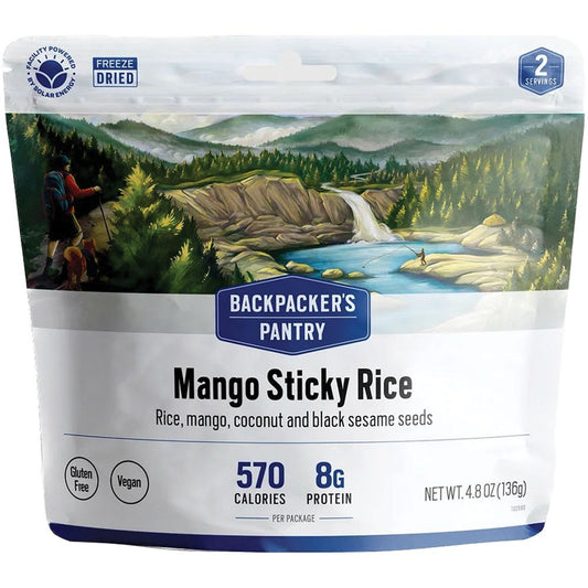 Backpacker's Pantry Mango Sticky Rice (Vegan 2 Servings)
