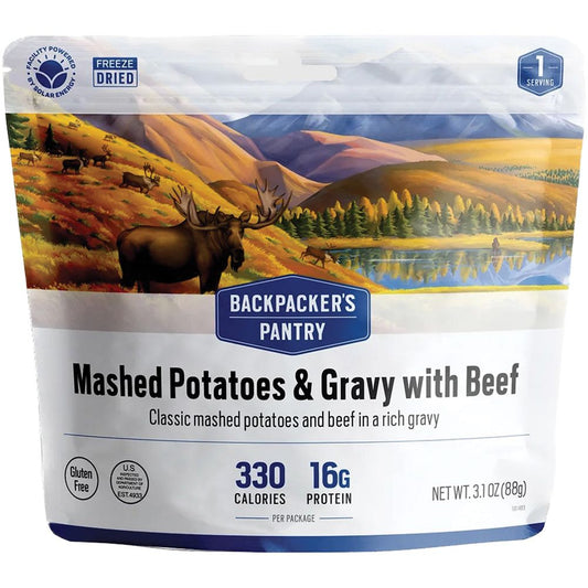 Backpacker's Pantry Mashed Potato & Gravy W/ Beef (1 Serving)