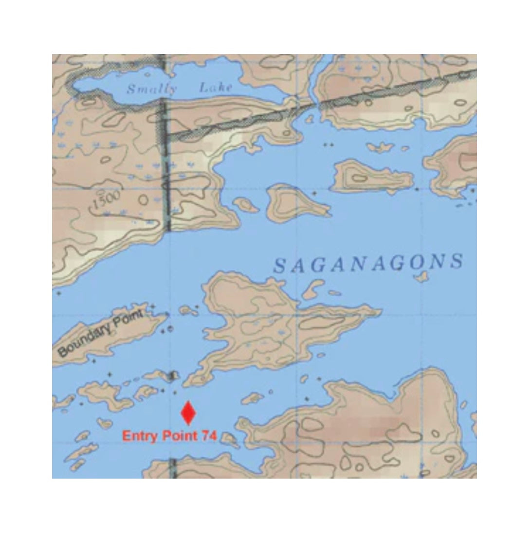 Map 25 - Saganagons and Mack Lakes