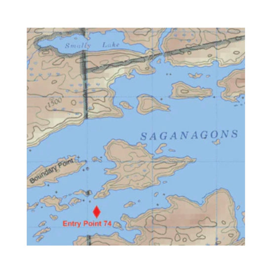 Map 25 - Saganagons and Mack Lakes