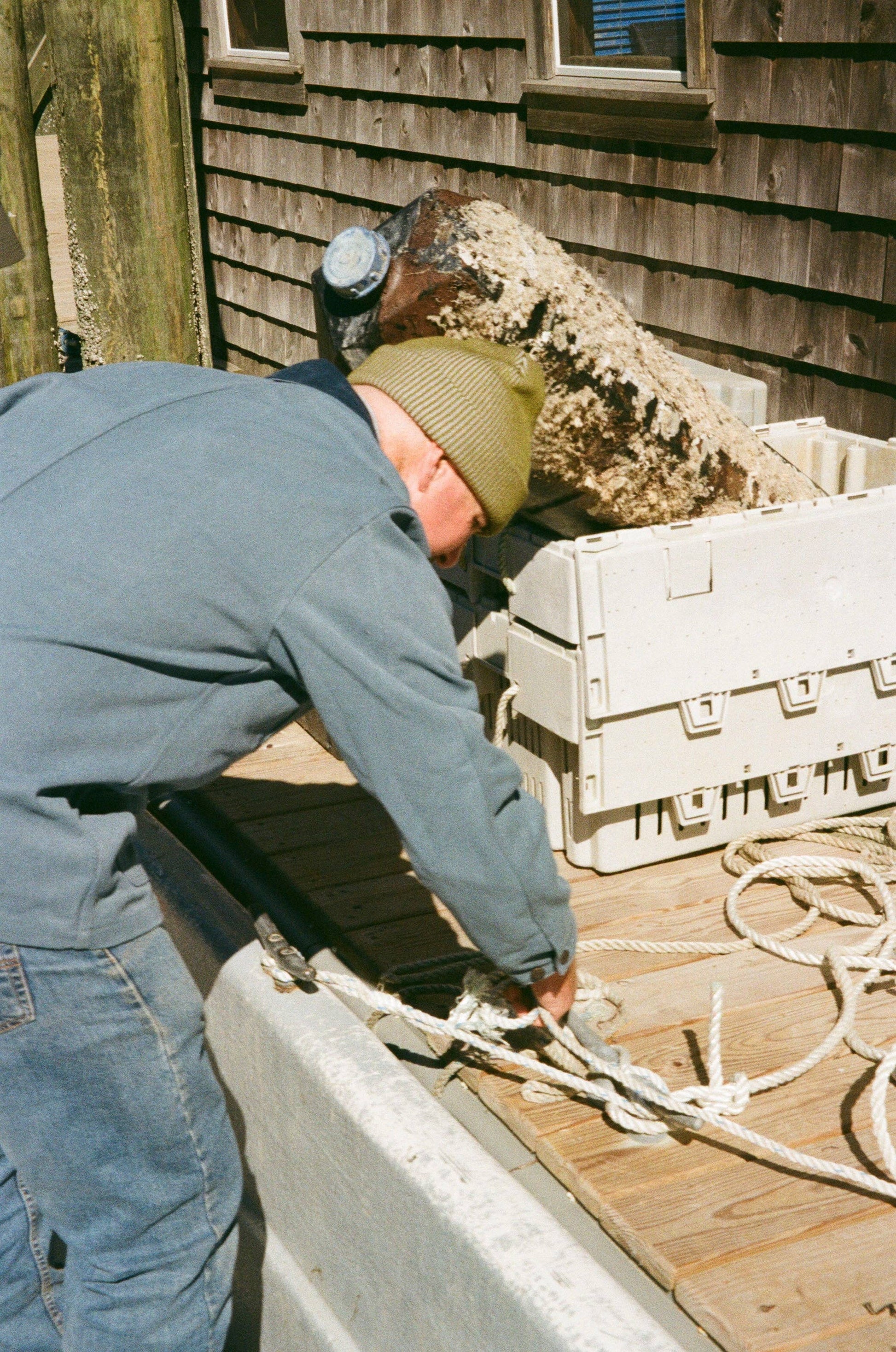 DENIM WORK CHORE JACKET || Minnesota Made Gifts