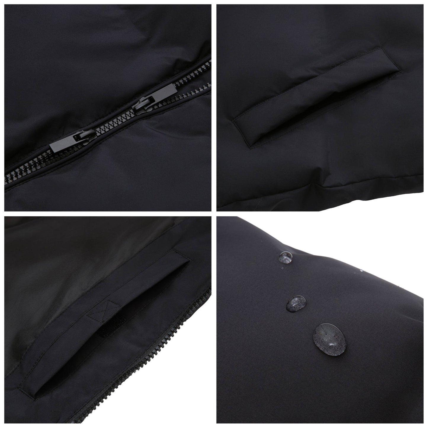 Women's Long Seamless Puffer Coat Below Knee Jacket