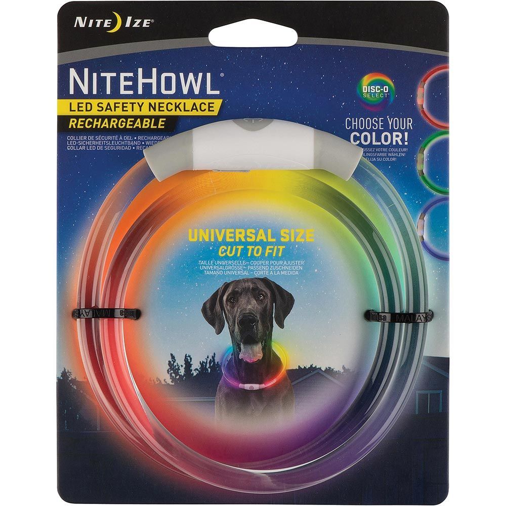 NiteHowl® Rechargeable LED Safety Necklace - Disc-O Select