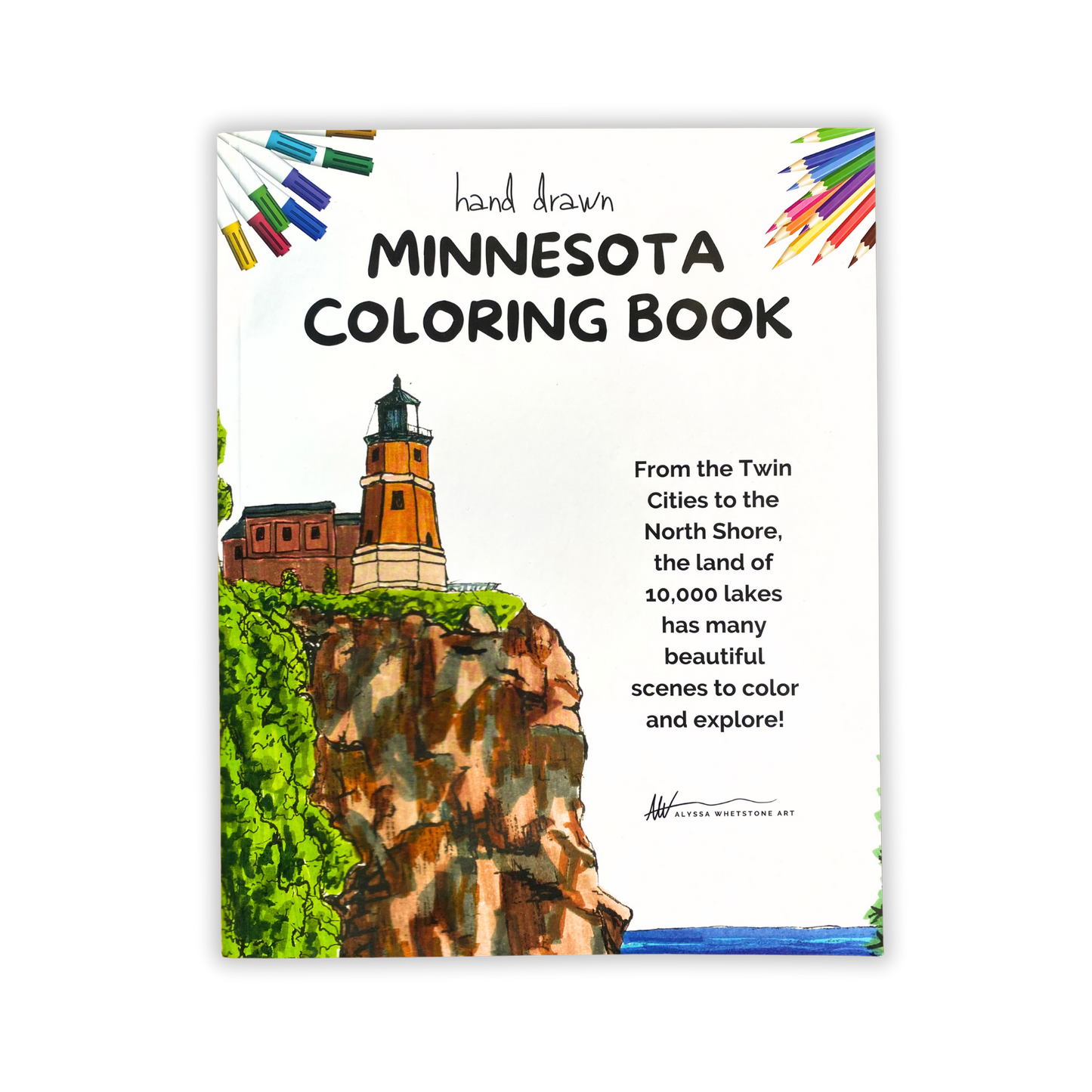 Minnesota Hand-Drawn Coloring Book