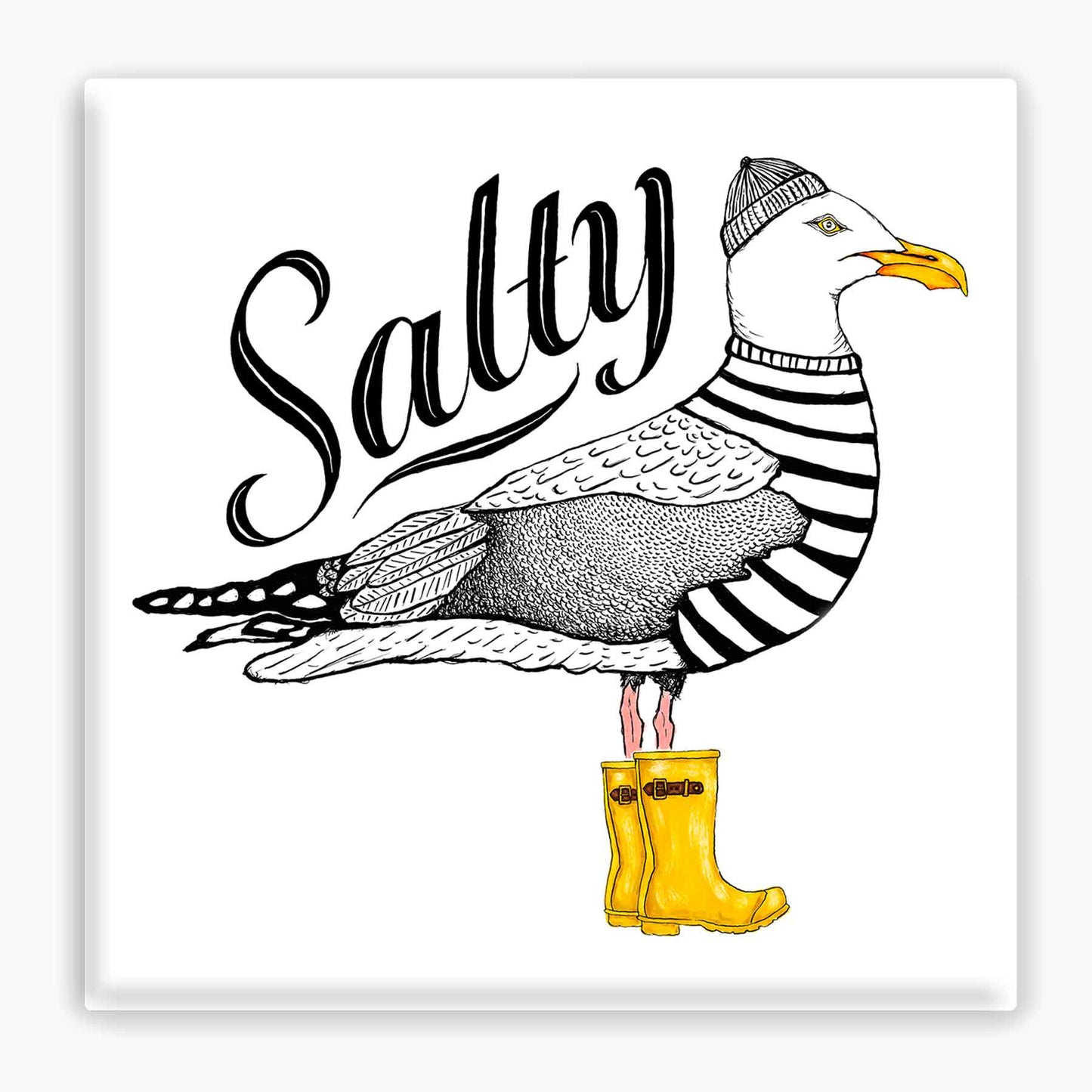 Salty Sea Gull - Magnet