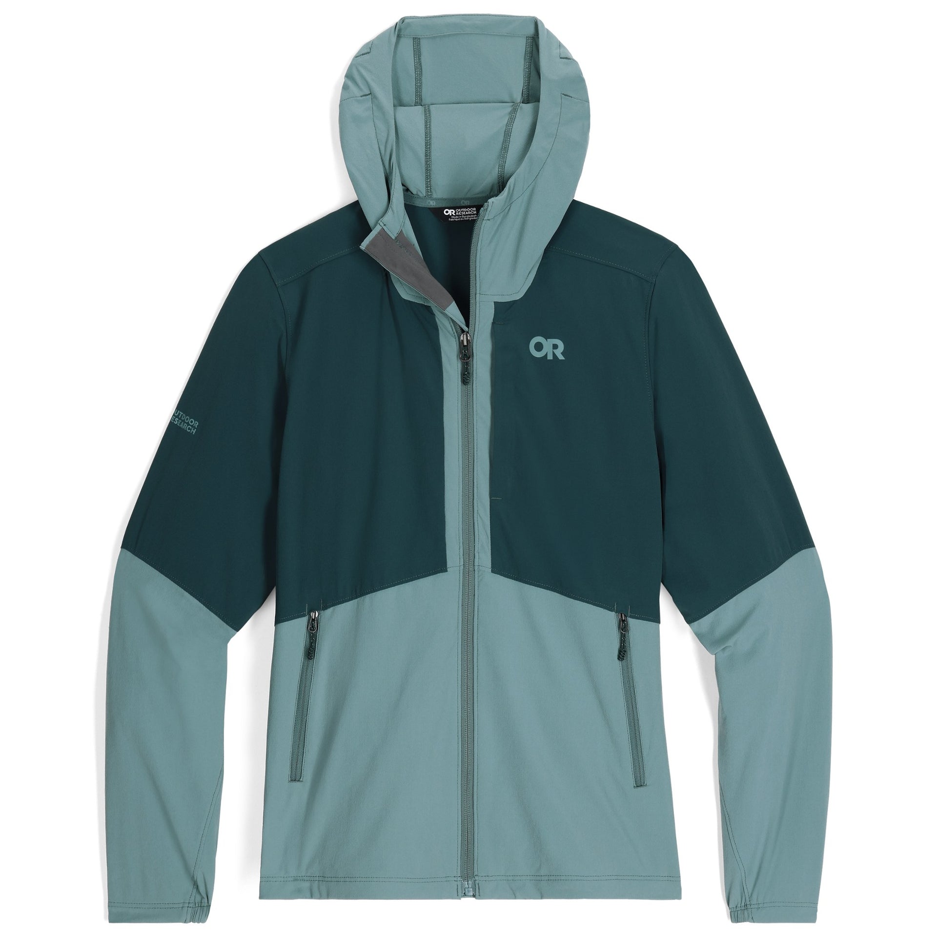 Outdoor Research OR W Ferrosi Hoodie - Neptune/Douglas Fir / S