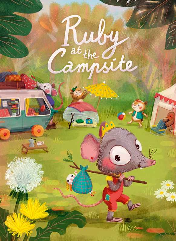 Ruby at the Campsite by Esther van den Berg