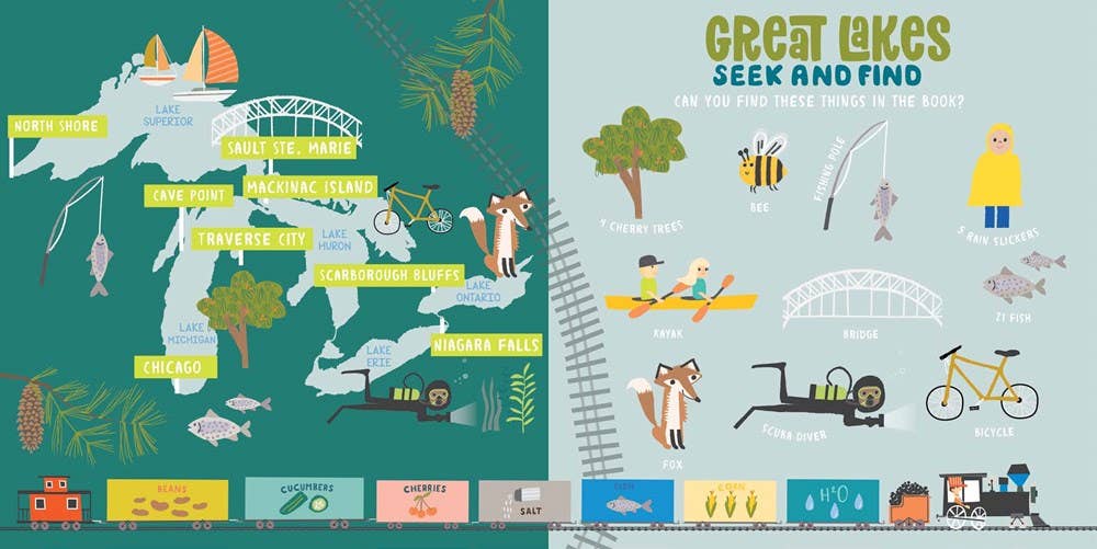 All Aboard! Great Lakes: A Seek & Find Book