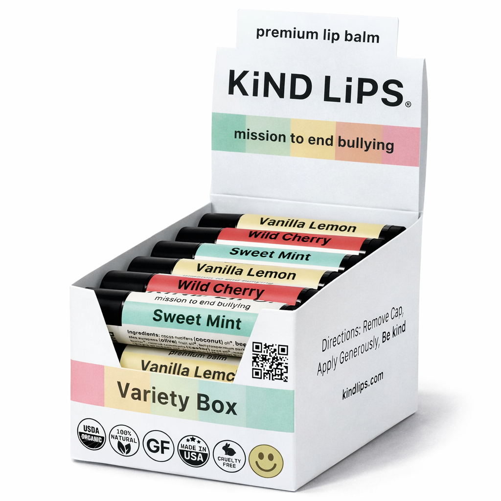Organic Lip Balm Variety Starter Display – 12 Count
