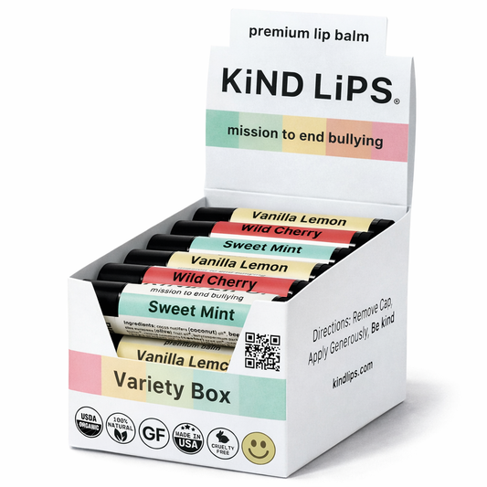 Organic Lip Balm Variety Starter Display – 12 Count