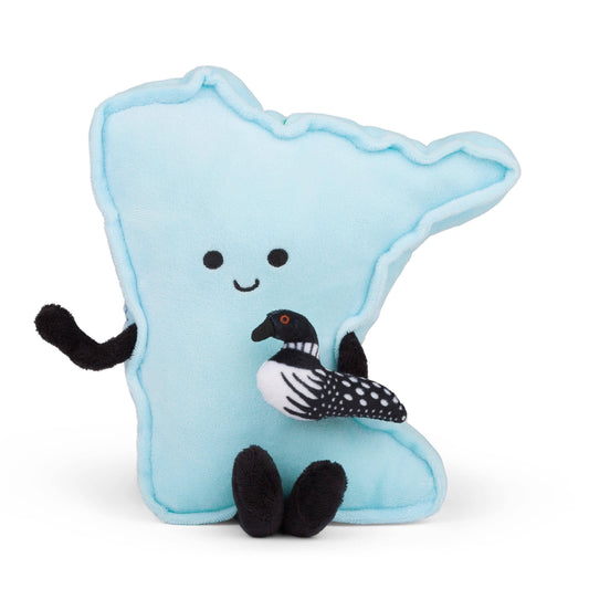Minnesota State Plush (8") – Tiny Loon in Hands