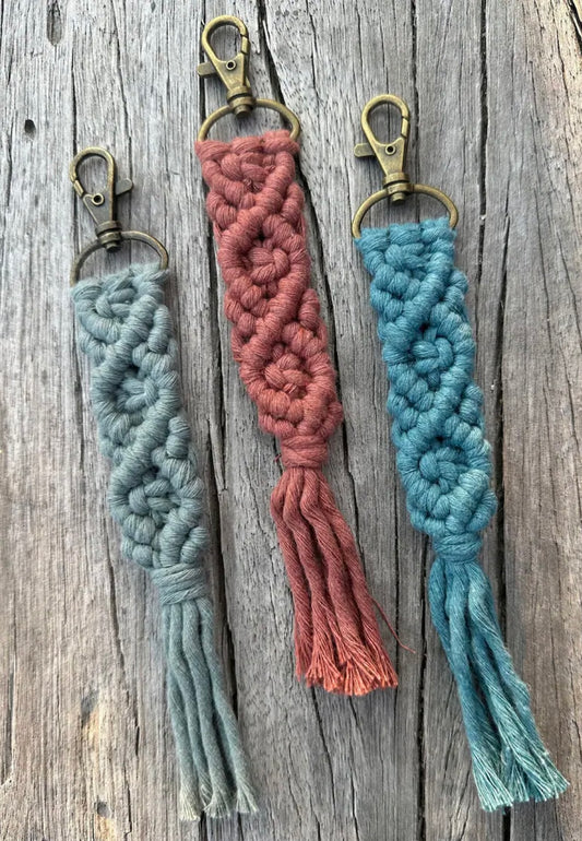 Ellery Macrame Keychain