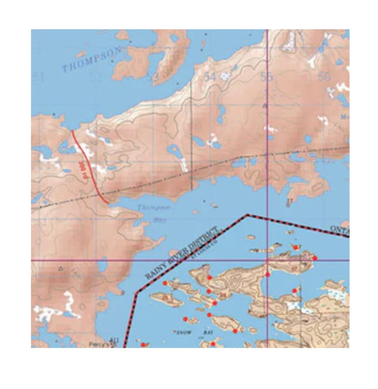 Map 31 - Lac La Croix, Wolsely Lakes and Namakan River