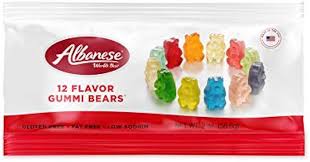 Albanese 2 Oz 12 Flavor Gummi Bears Single Bag