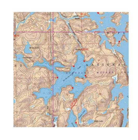Map 13 - Lac La Croix Lake