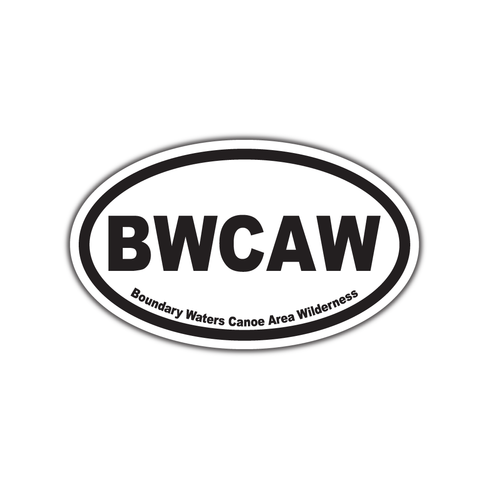 BWCAW Oval Sticker