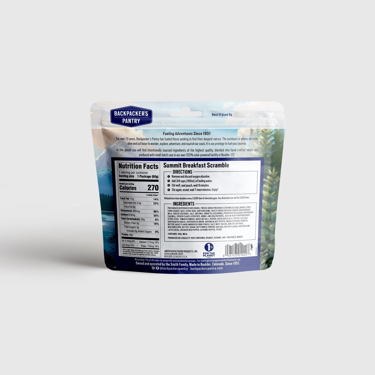Backpacker's Pantry Summit Breakfast Scramble (1 Serving)