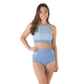 Level Six W Eclipse High Waisted Bikini Bottom Riviera