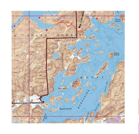 Map 16 - Burntside and Cummings Lakes