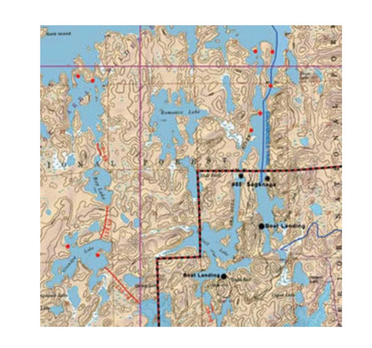 Map 6A - Saganaga, Saganagons