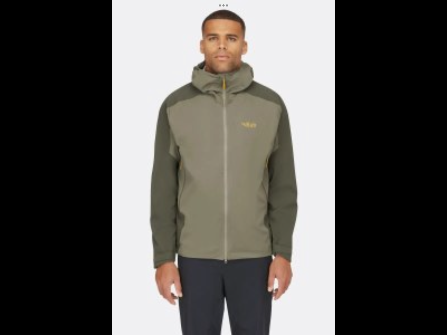 RAB M Kinetic Alpine 2.0 Jacket Army/Light Khaki Lg