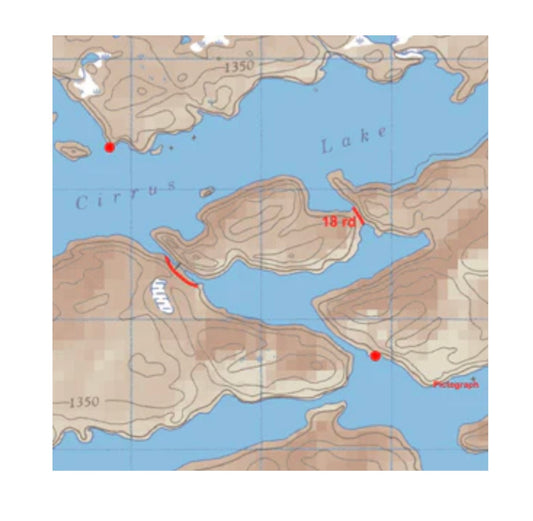 Map 34 - Quetico, Cirrus and McCauly Lakes