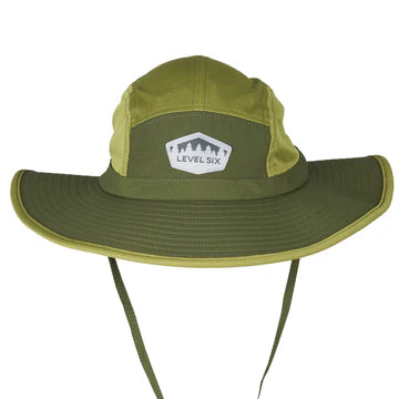 Level Six Prospector 2.0 Floating  Wide Brim Hat Forest Green