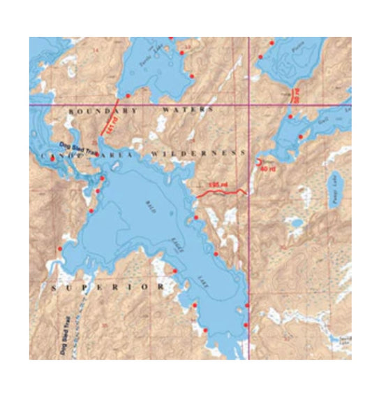 Map 18 - Lake One and Bald Eagle Lakes