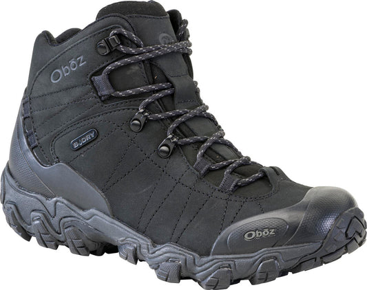 OBOZ M Bridger Mid B-Dry Black Sea 9.5 Wide