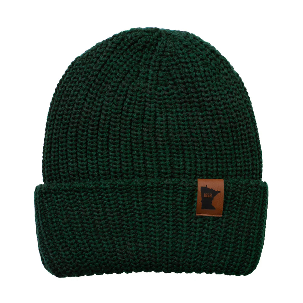 Minnesota 1858 Chunky Cuffed Beanie
