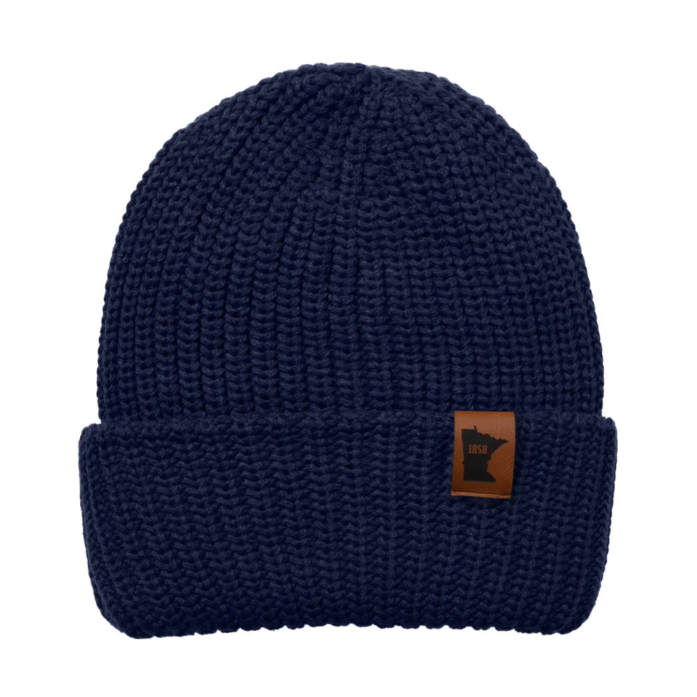 Minnesota 1858 Chunky Cuffed Beanie