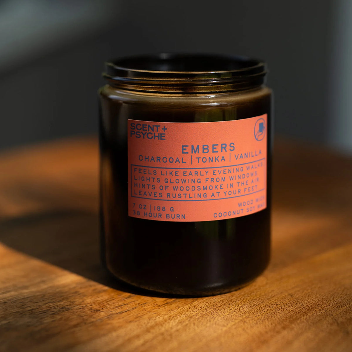 Scent + Psyche | Embers Wood Wick Candle