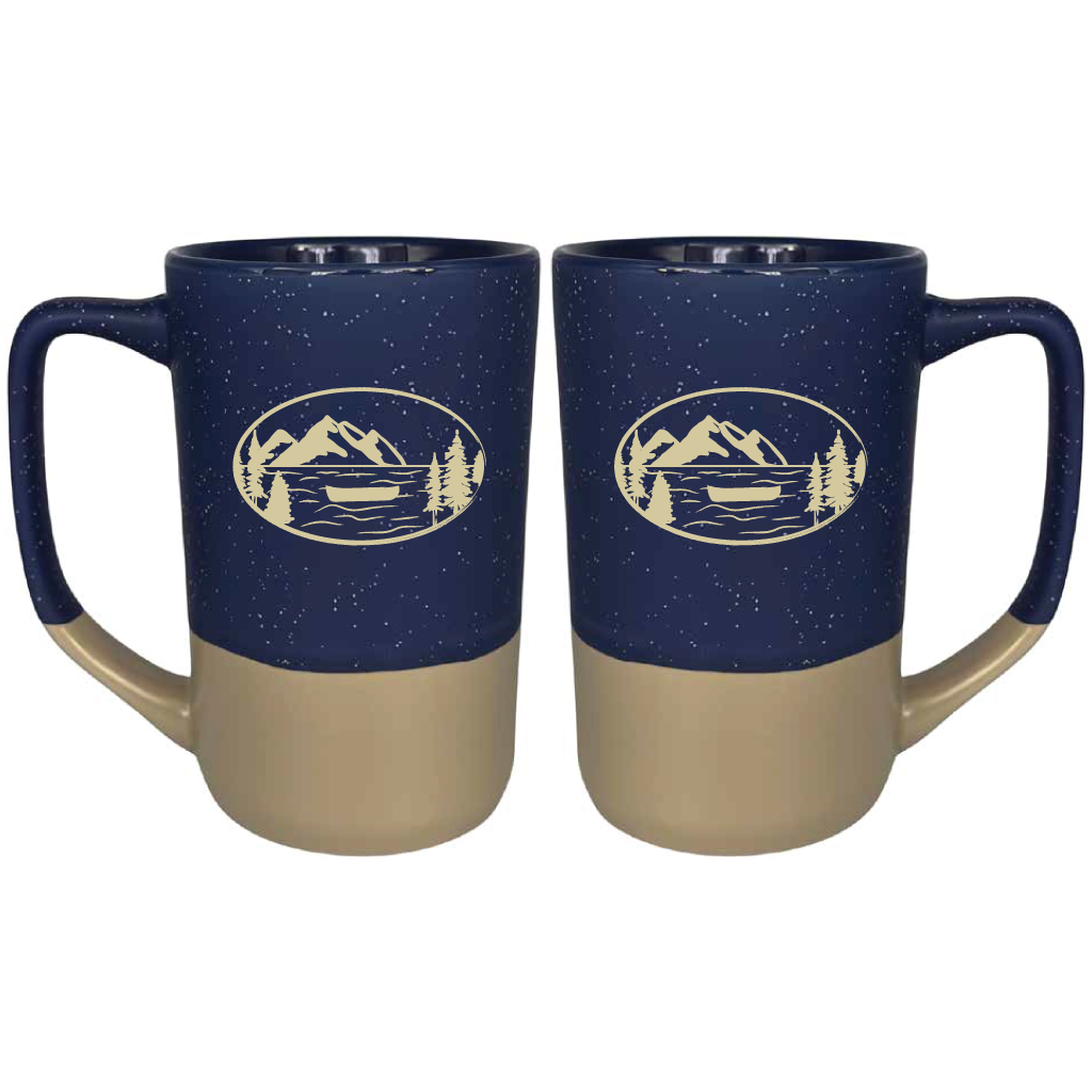 Canoe Scene Boulder Mug