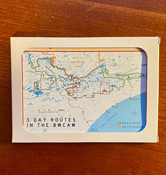 Friends of the BWCA Route Cards || Minnesota Made Gifts