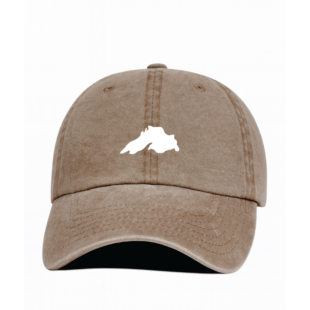 Lake Superior Embroidered Dad Hat || Minnesota Made Gifts