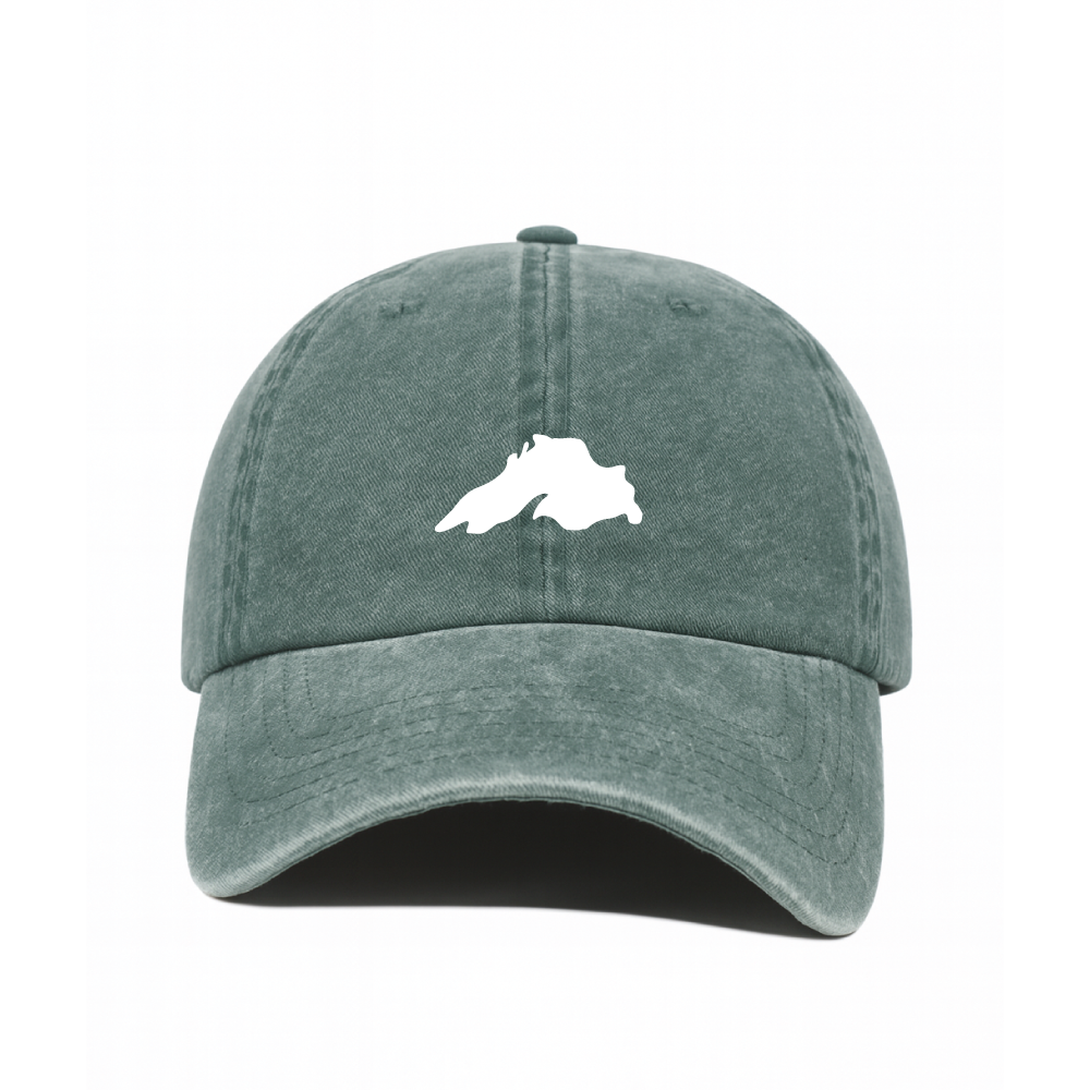Lake Superior Embroidered Dad Hat || Minnesota Made Gifts