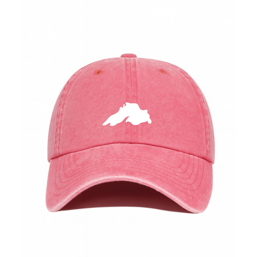 Lake Superior Embroidered Dad Hat || Minnesota Made Gifts