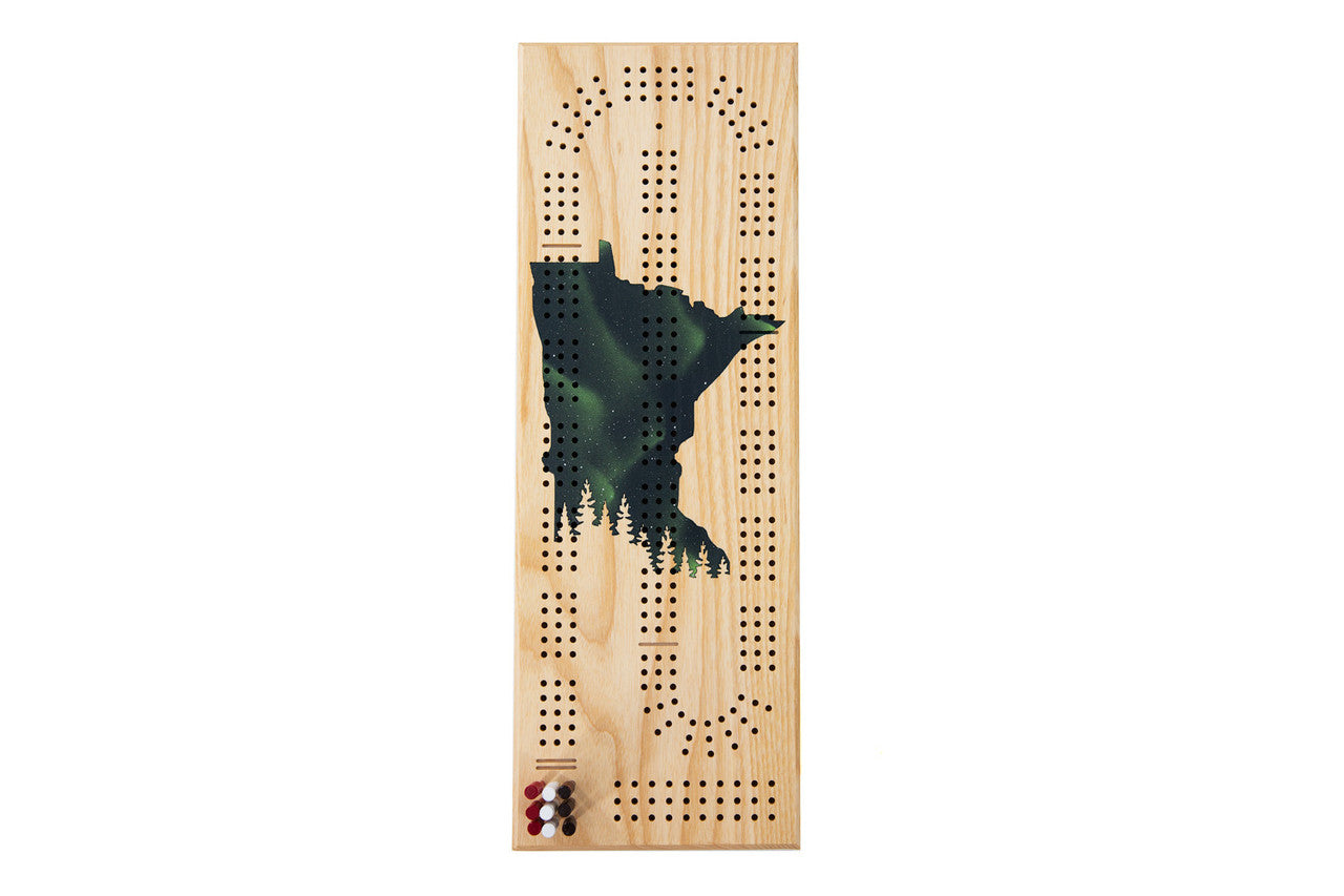 Sanborn Canoe Cribbage Boards || Minnesota Made Gifts