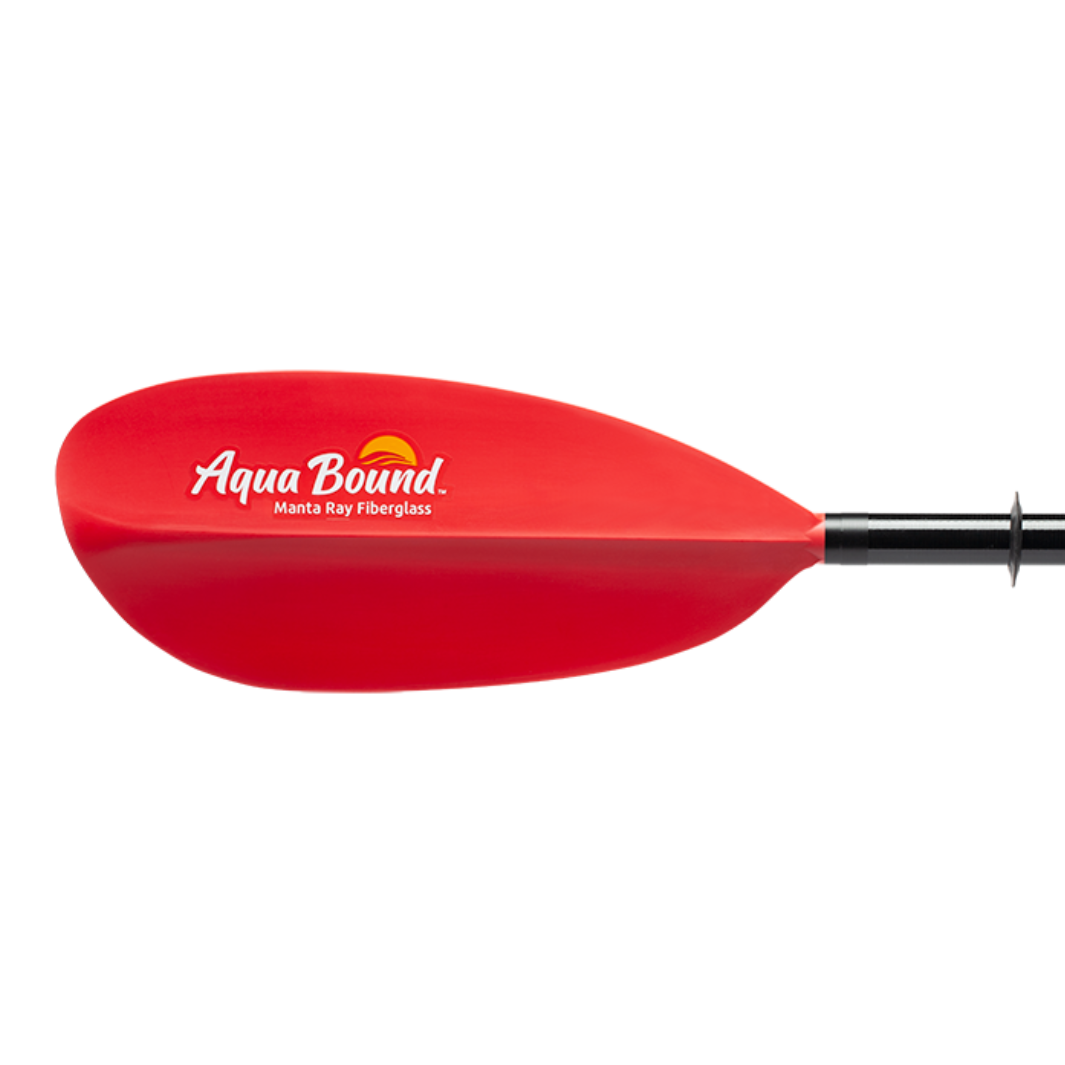 Manta Ray Fiberglass 2-Piece Snap-Button Kayak Paddle