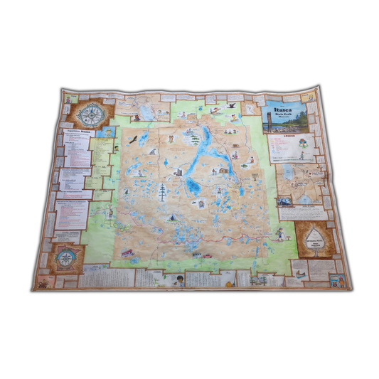 Myrmel Map- Itasca State Park