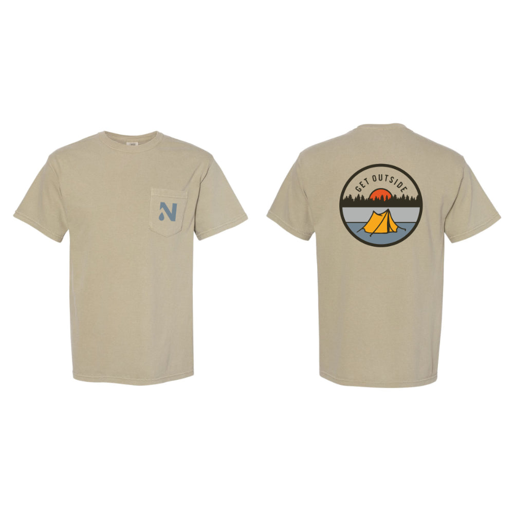 Get Outside Pocket T-Shirt || Minnesota Made Gifts