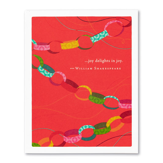 Birthday: joy delights in joy