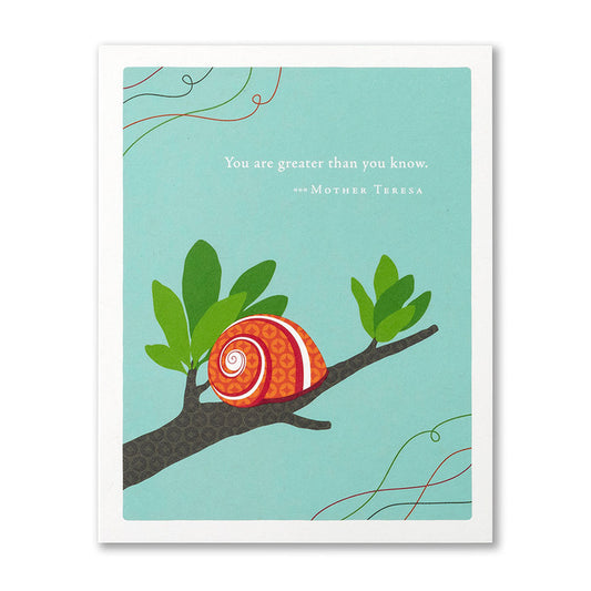 Encouragement: You are greater than you know