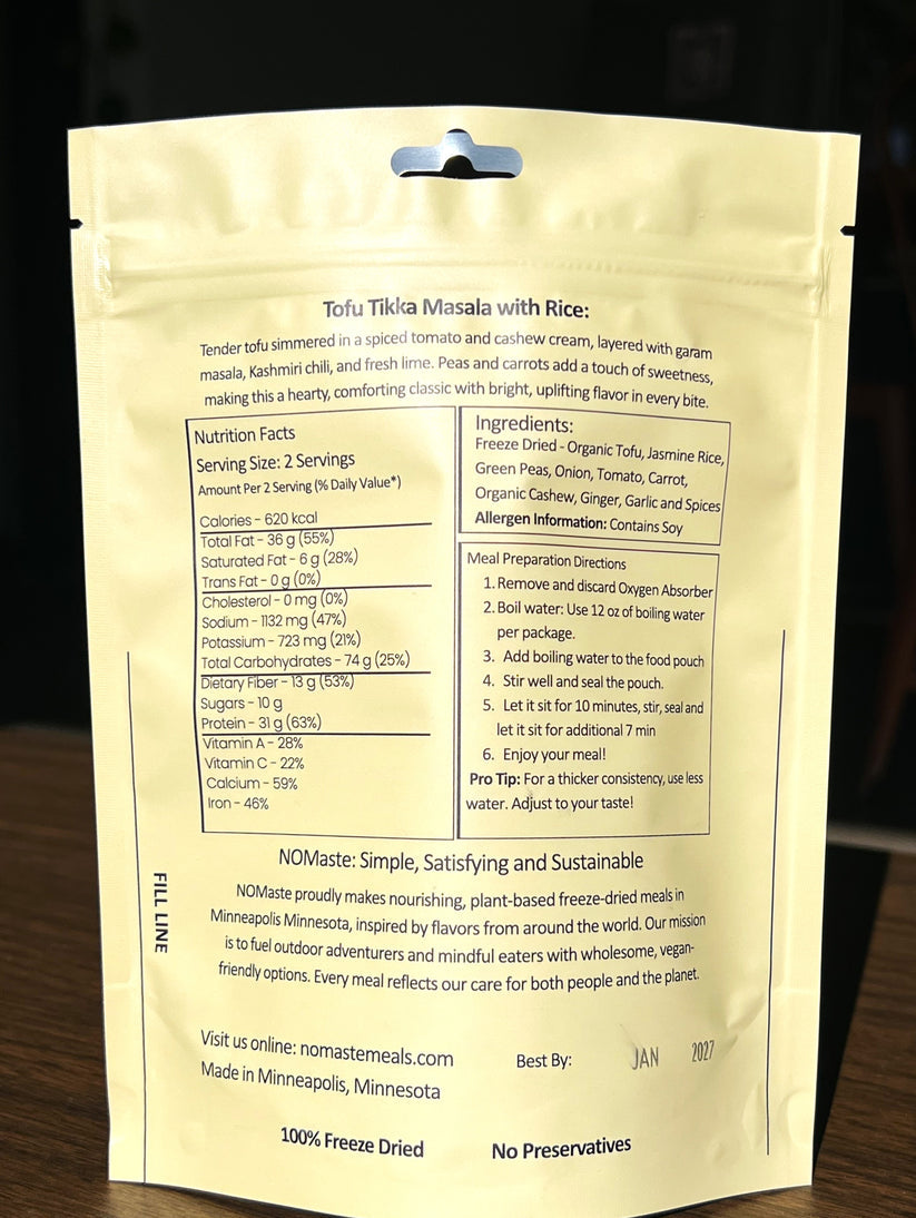 Tofu Tikka Masala with Rice || Minnesota Made Gifts
