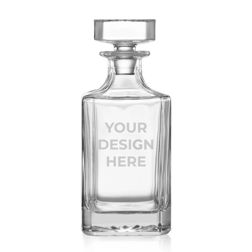 Laser Engraved Whiskey Decanter (750 mL) || Minnesota Made Gifts