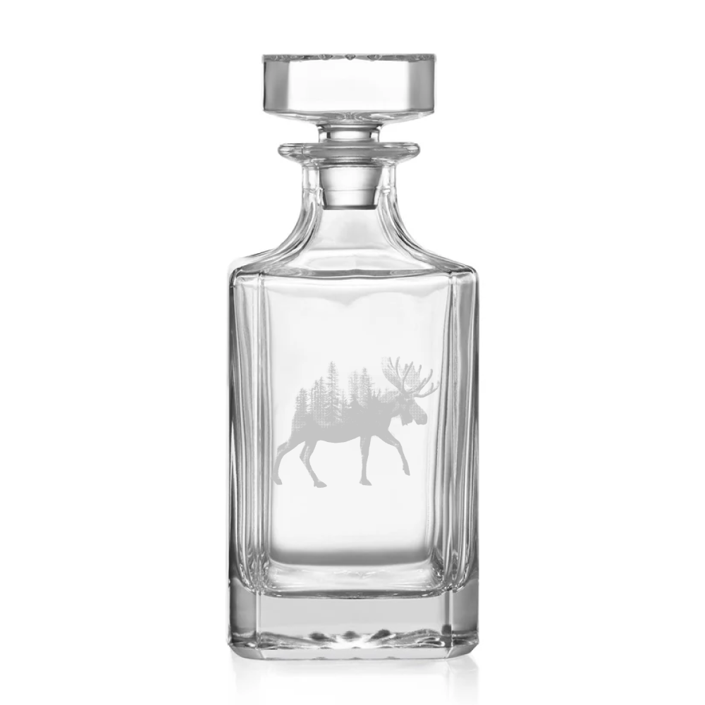 Laser Engraved Whiskey Decanter (750 mL) || Minnesota Made Gifts
