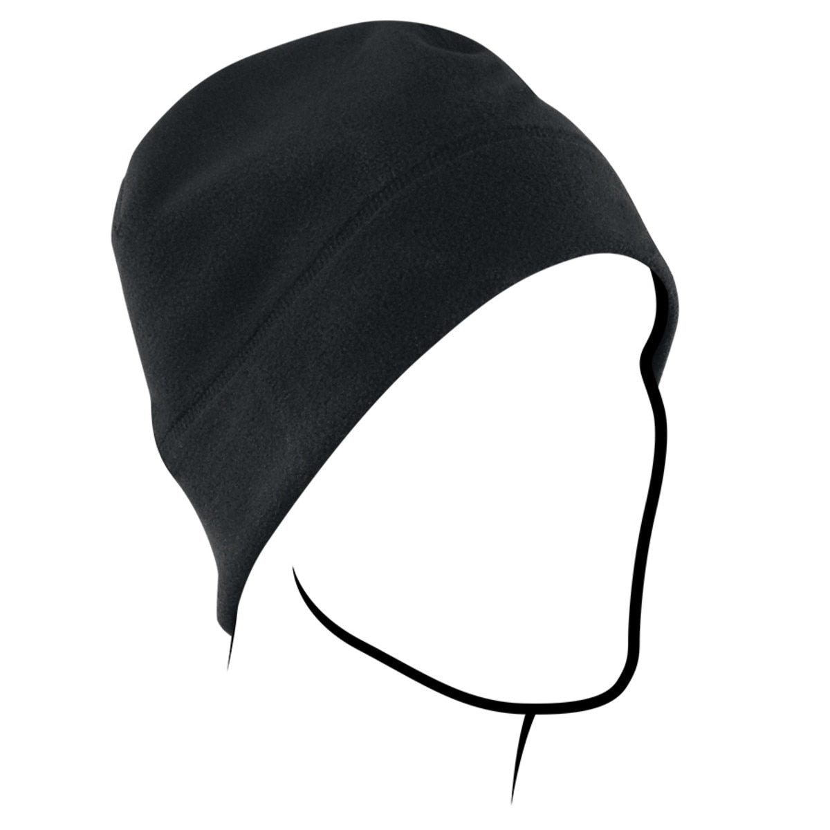 Zan Helmet Liner/Beanie Windproof Black || Minnesota Made Gifts